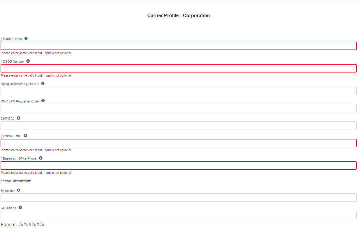 Carrier Account Meaning